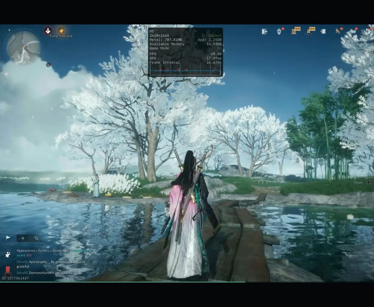 《燕云十六声》游戏实测及 FPS 监控叠加层