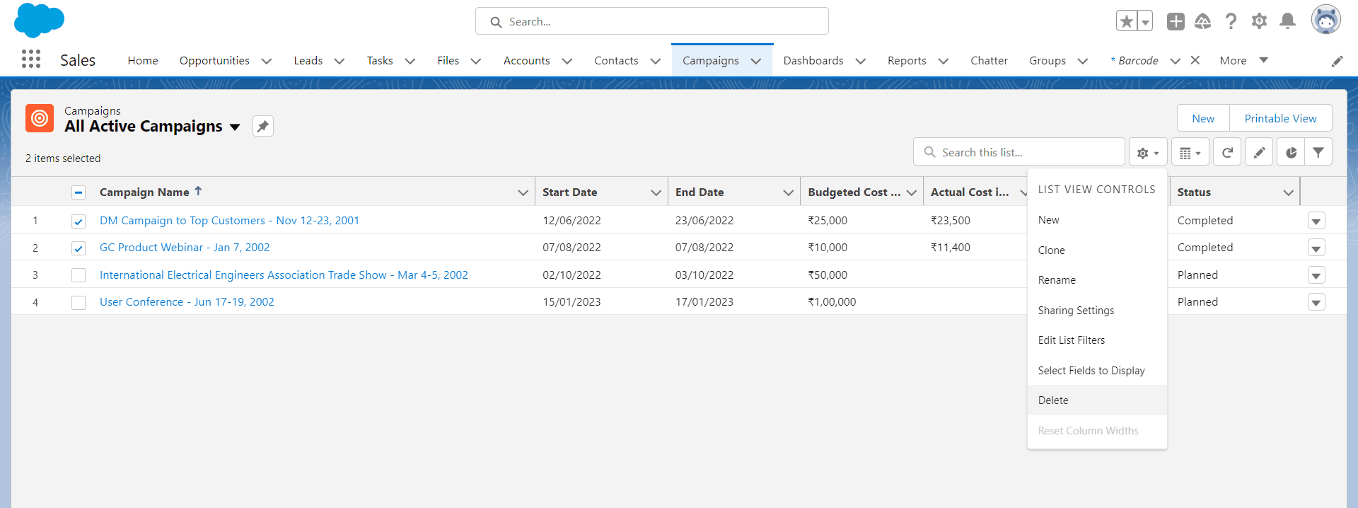 StarMaker 作品库批量删除界面