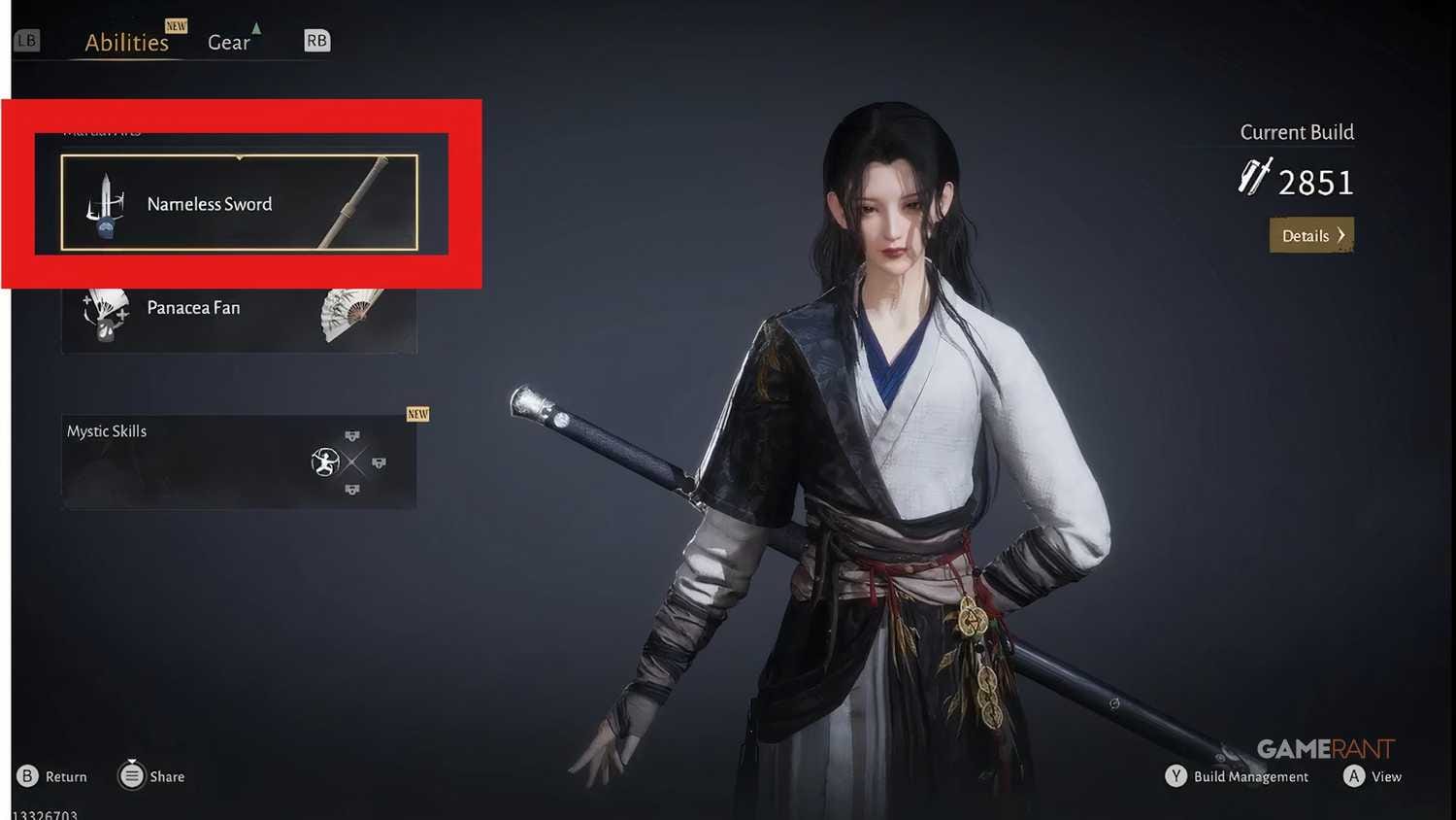 《燕云十六声》中无名剑角色施展钟鸣