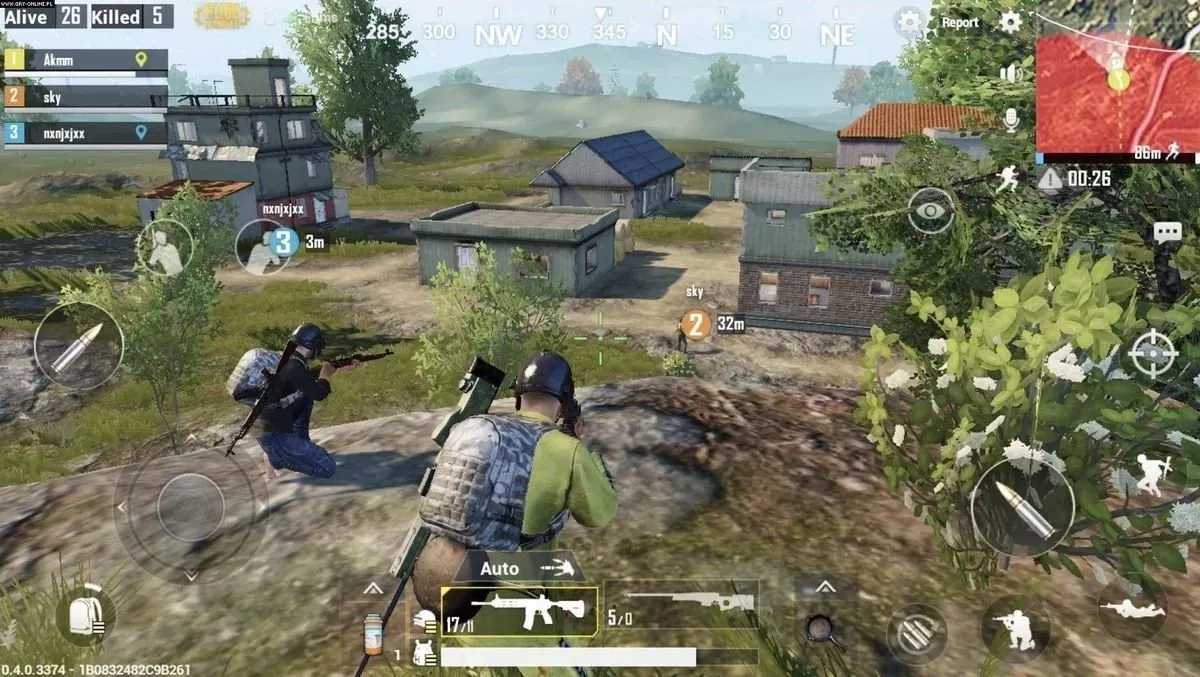PUBG Mobile 全球系列赛战队比赛截图