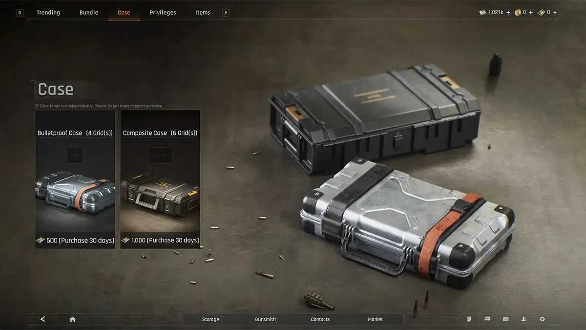 暗区突围复合保险箱 3x2 仓库界面