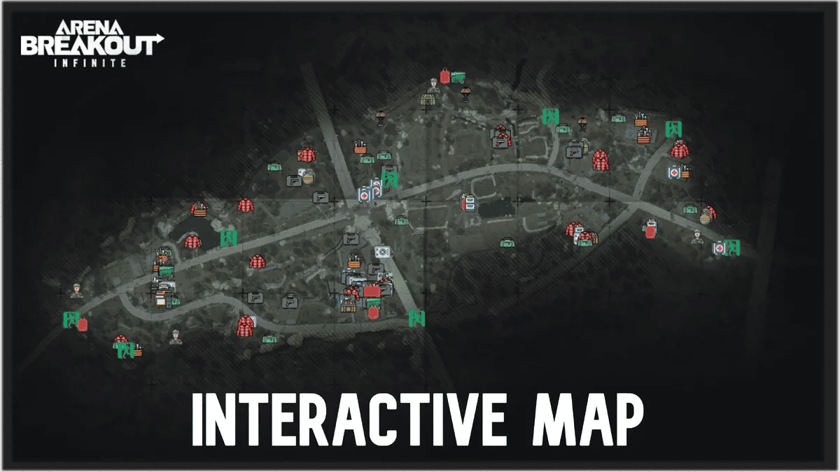 暗区突围游戏地图概览（农场或电视台）