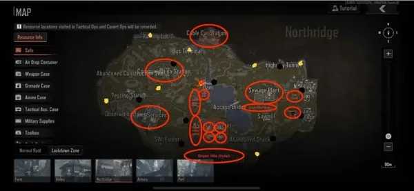 暗区突围下水道撤离路线及车间物资指南图