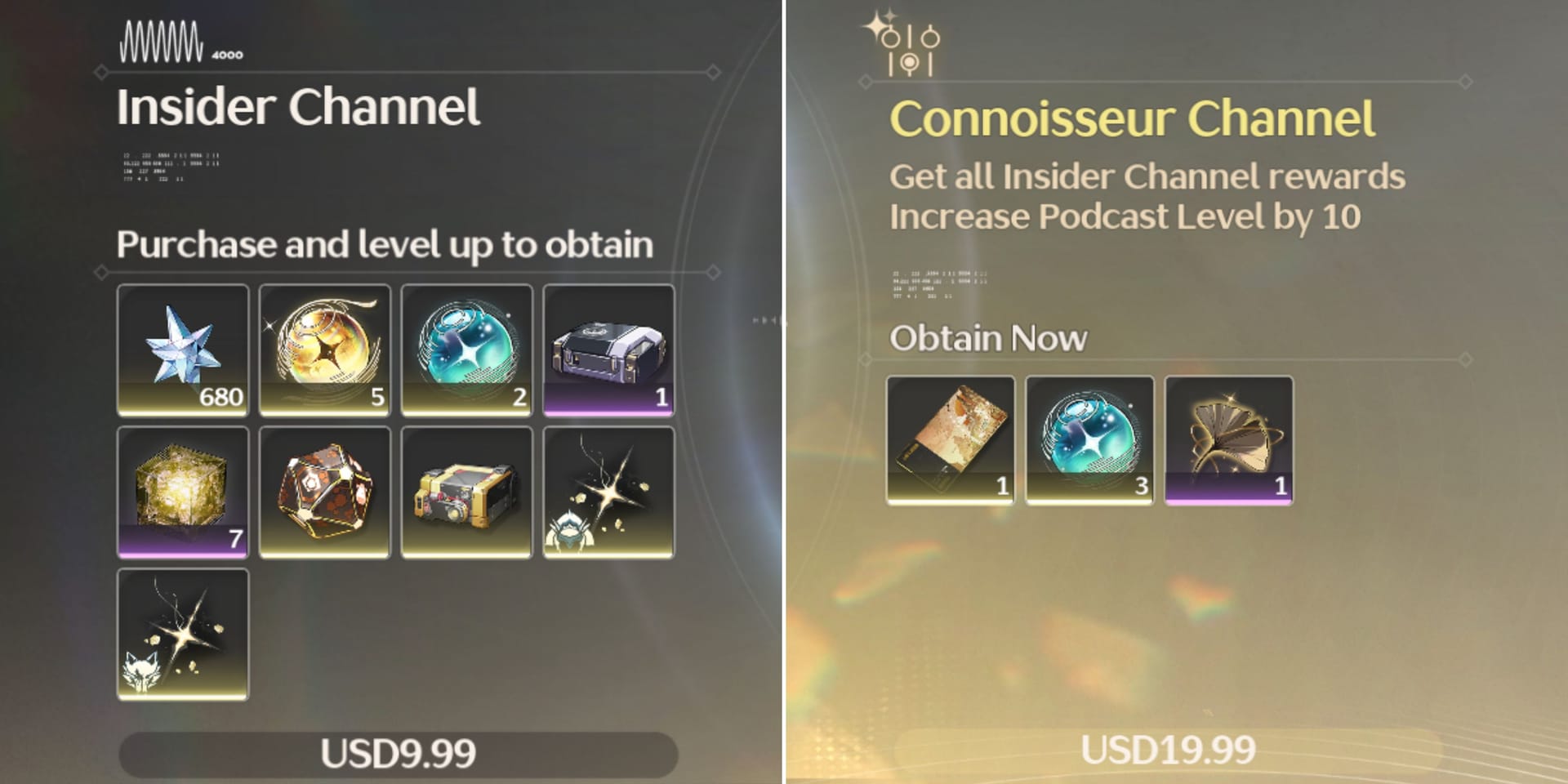 Wuthering Waves Pioneer Podcast weapon selection in Battle Pass interface