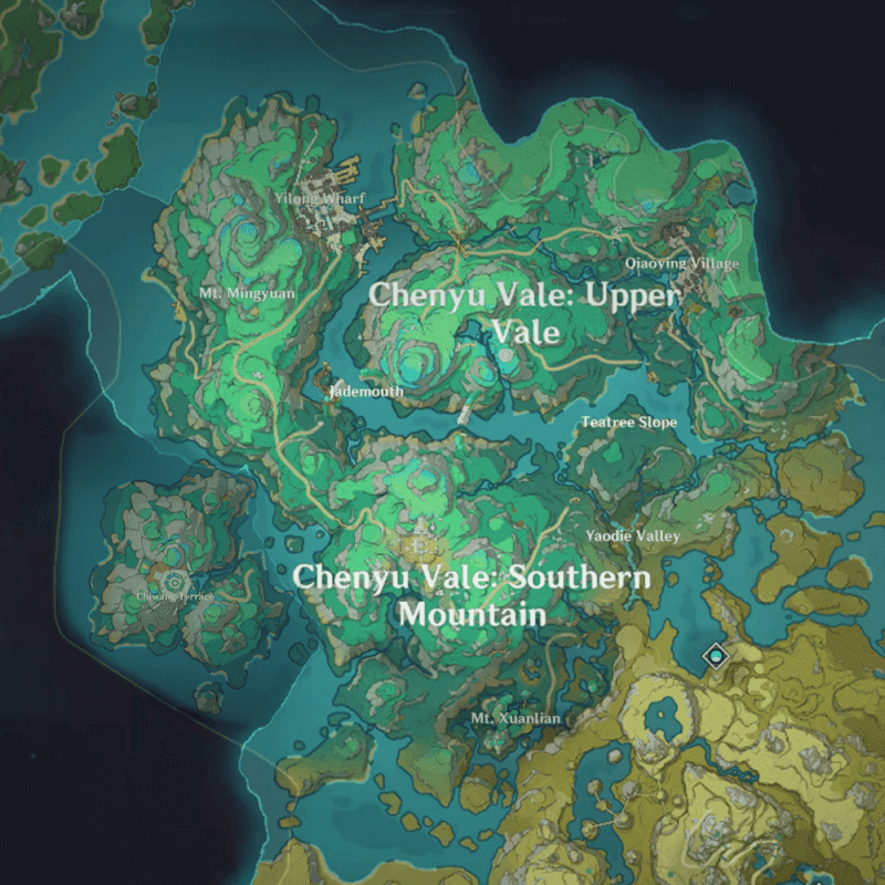 原神沉玉谷素材采集点地图