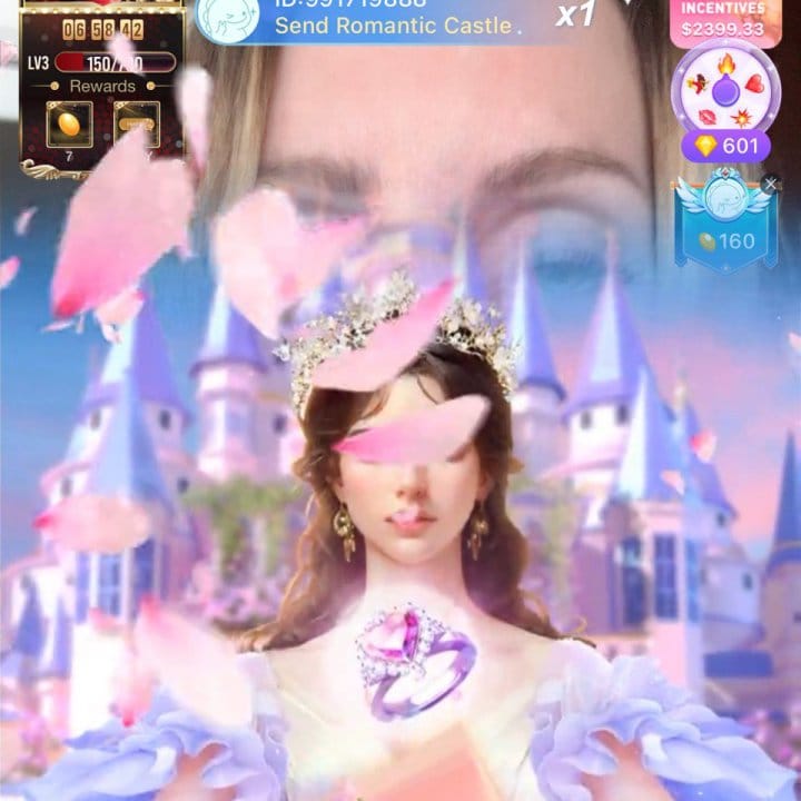 Bigo Live 梦幻城堡礼物全屏动画截图