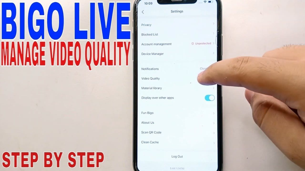 iOS 上的 Bigo Live 缓存清理界面