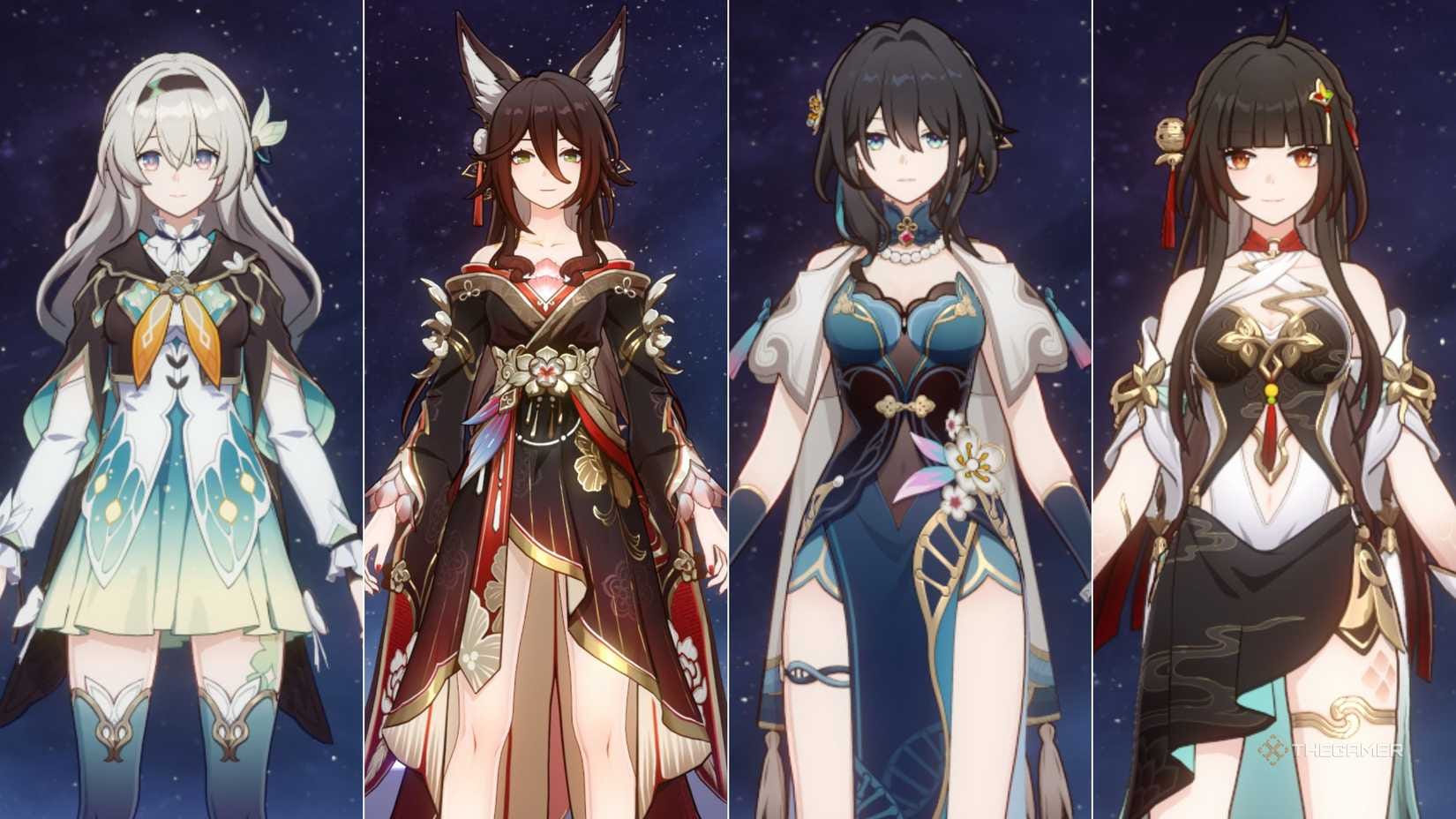 推荐的流萤、阮·梅、同谐开拓者超击破配队