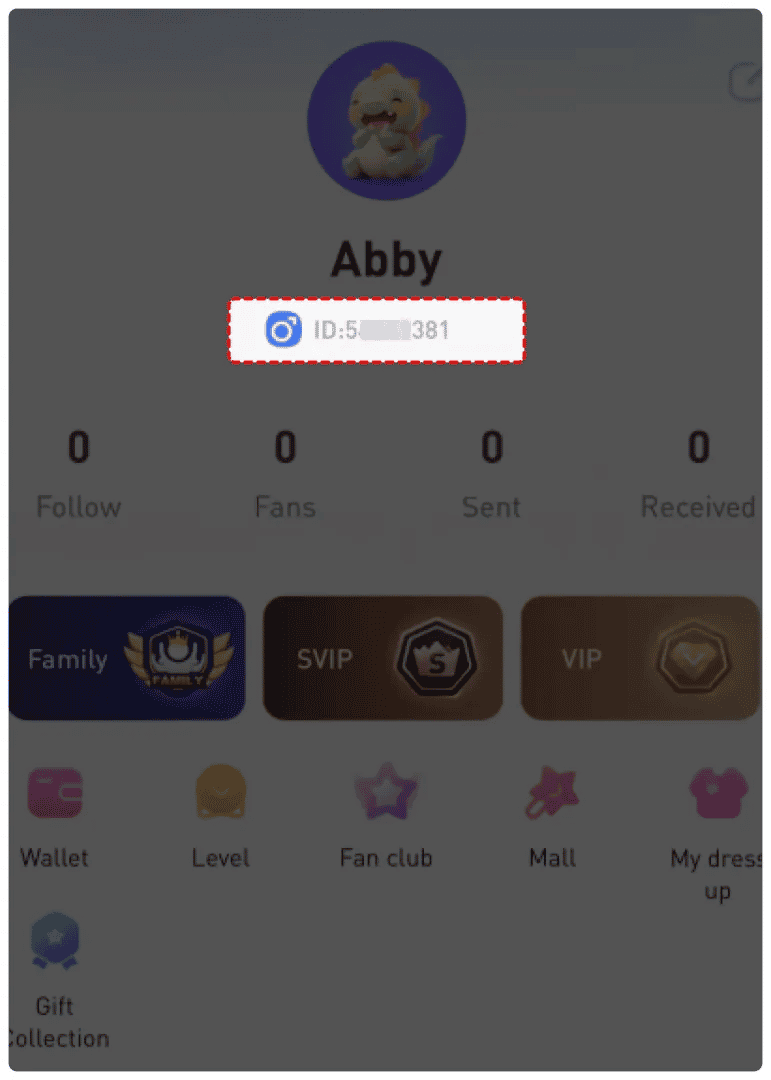 Example screenshot of Migo Live payment or recharge error