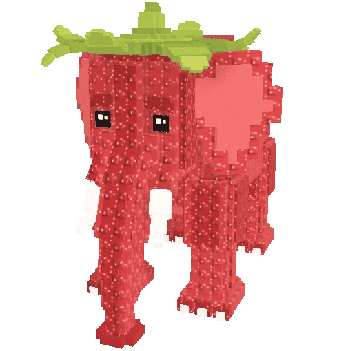 Steal a Brainrot Strawberry Elephant 遊戲內角色圖