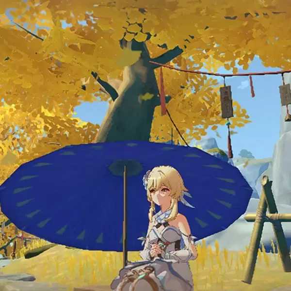 Équipe Genshin Impact avec Ningguang minant des morceaux de cristal