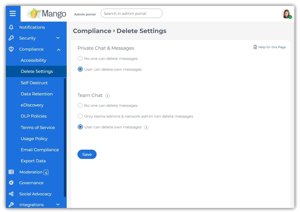 Guide de préparation à la suppression de compte Mango Live