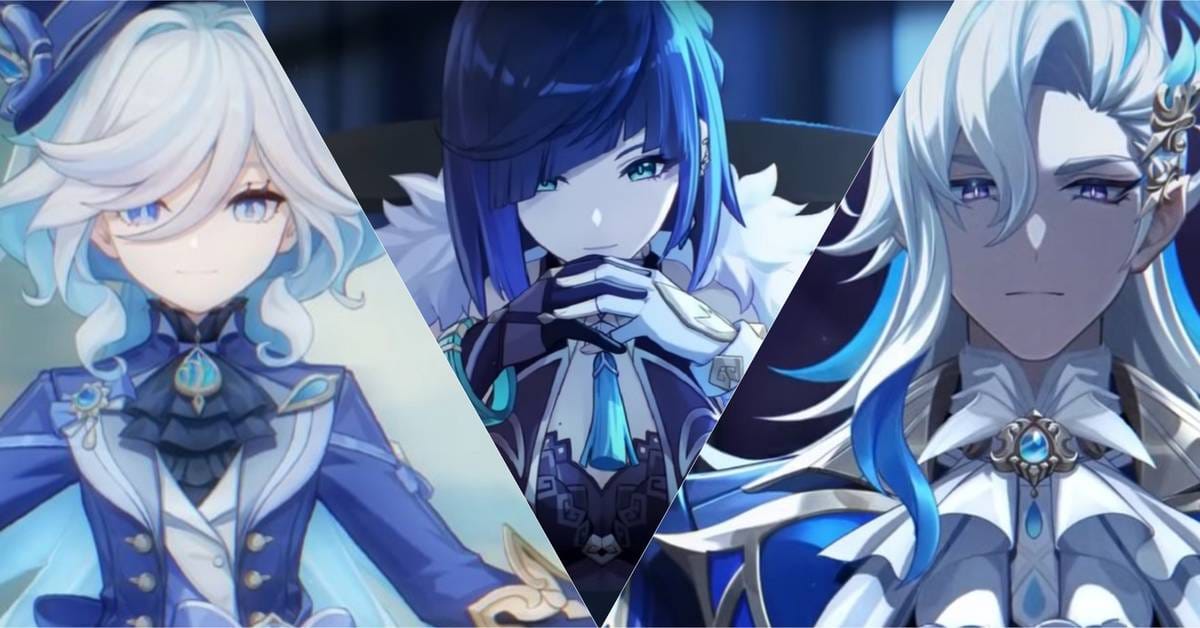 Personnages Hydro de rang SS dans Genshin Impact : Neuvillette, Furina, Yelan