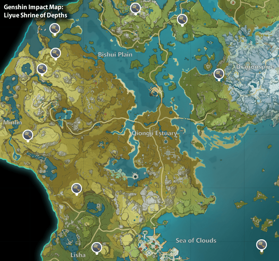 原神地灵龛位置互动地图