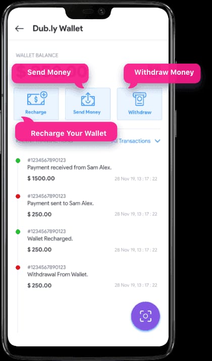 شاشة محفظة تطبيق Likee تظهر رصيد الفاصوليا وخيارات السحب