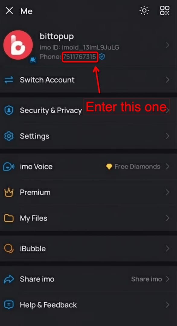 使用 Bkash 支付充值 IMO 钻石的分步指南