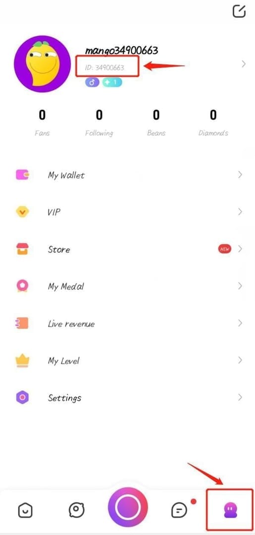 Mango Live 钻石 VIP 等级累计充值成本图表
