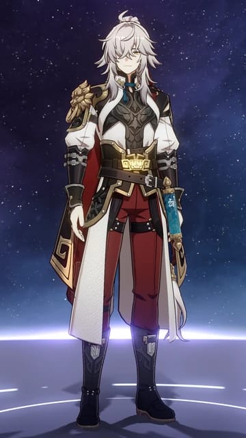 崩坏：星穹铁道 黄金与机械扩展模块中智识命途队伍的景元角色立绘