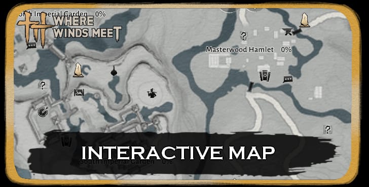 《燕云十六声》中靠近树木和矿脉的理想帮会基地位置地图