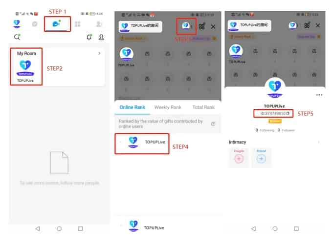 IMO 鑽石 App 儲值流程截圖：錢包、禮包選擇、輸入 ID
