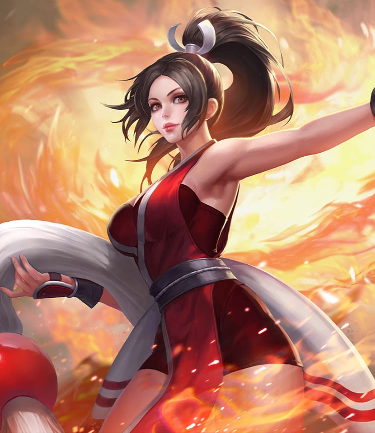 Honor of Kings 國際版不知火舞角色圖與技能圖示