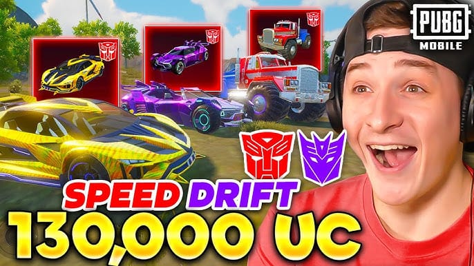 PUBG Mobile UC (Global) fastest vehicles speed chart ranking Mirado and others