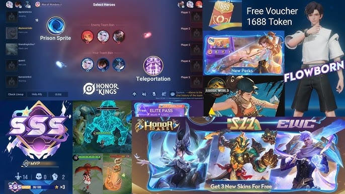 王者榮耀國際版主頁截圖，顯示每週金幣上限進度與剩餘容量