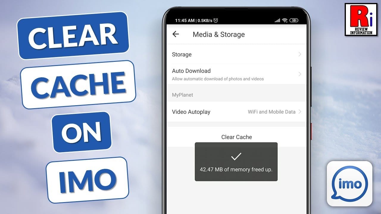 Guide étape par étape pour effacer le cache de l'application IMO sur Android pour configurer un nouveau compte en toute sécurité