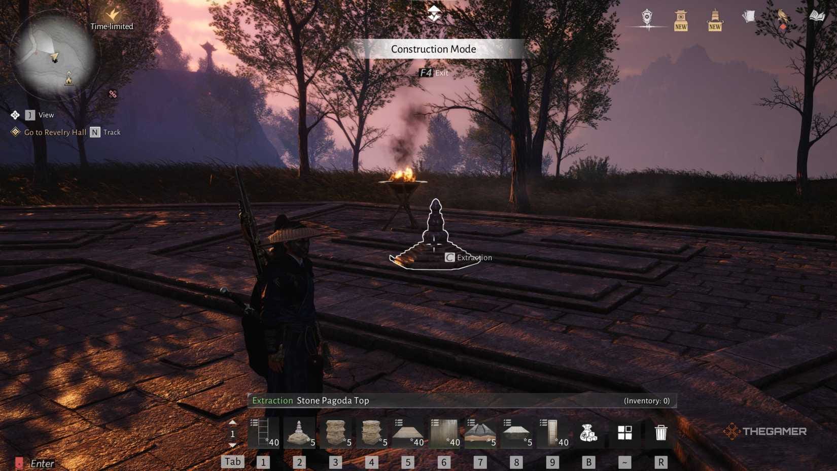 Interface des coûts des composants de plan dans Where Winds Meet montrant l'Endurance et les matériaux