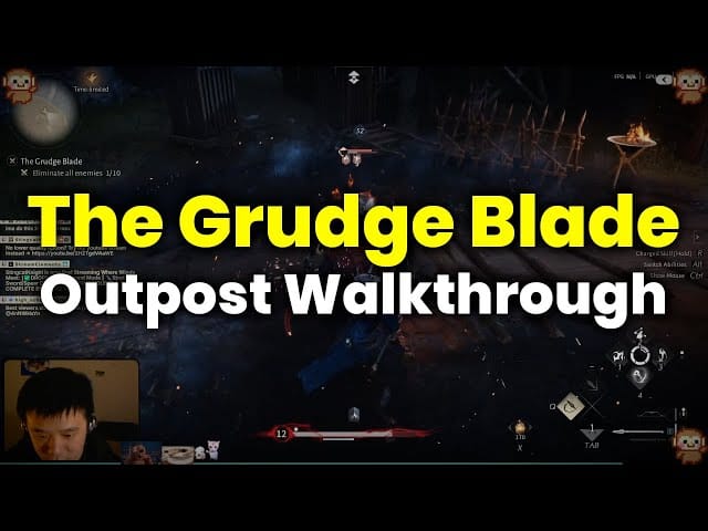 Capture d'écran de l'accès au coffre caché sur le toit de la Lame de Rancune dans Where Winds Meet