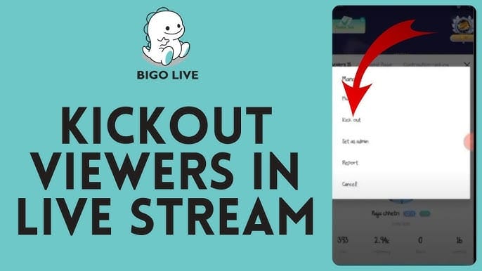 Bigo Live SVIP anti-kick protection screenshot showing blocked kick notification
