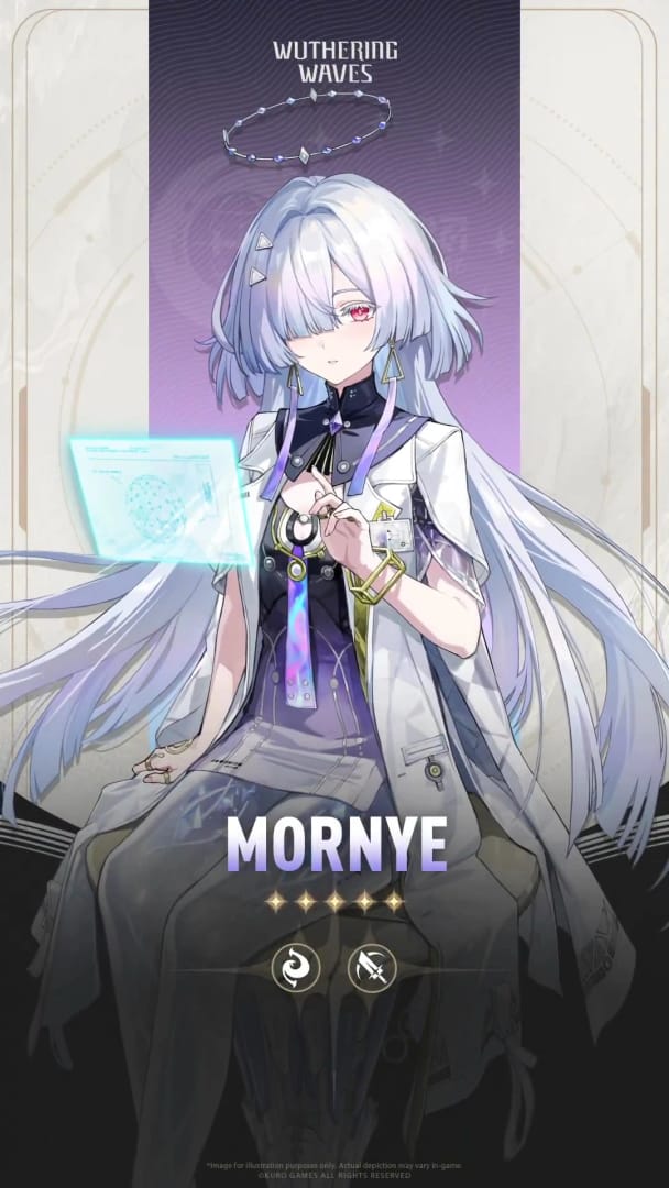 Арт Морни, 5-звездочного Фьюжн-резонатора с широким клинком в Wuthering Waves из утечек версии 3.0