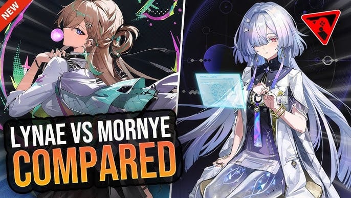 Таблица сравнения приоритетов круток: саппорт Линай против ДД Морни в Wuthering Waves