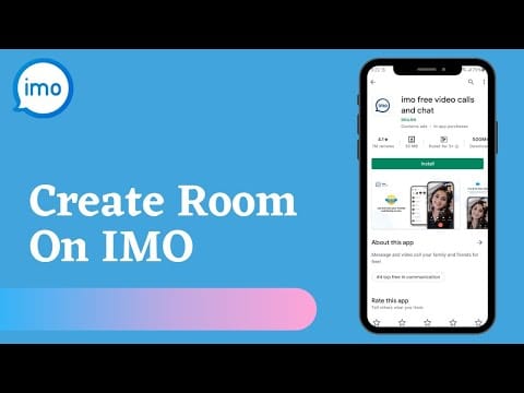 IMO ऐप My Room एक्सेस और Online Rank डिस्प्ले का स्क्रीनशॉट