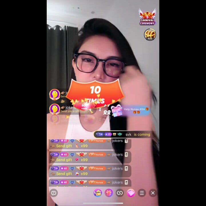 Mango Live SVIP 入室エフェクトアニメーションのスクリーンショット