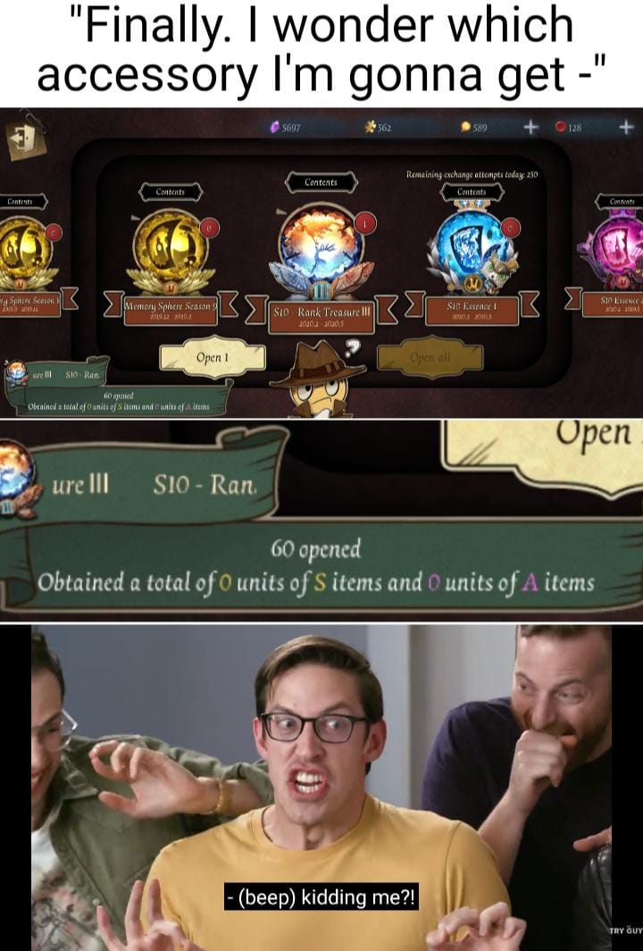 Interface d'essence Identity V avec le bouton Détails ouvert montrant l'historique des tirages et le journal de pity