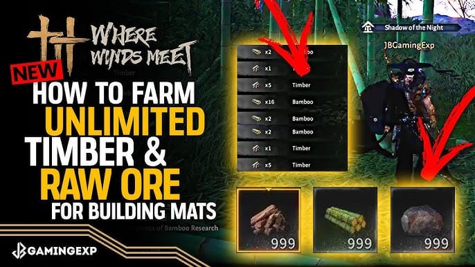 연운십육성 풍수 5단계를 위한 목재 및 원석 자원