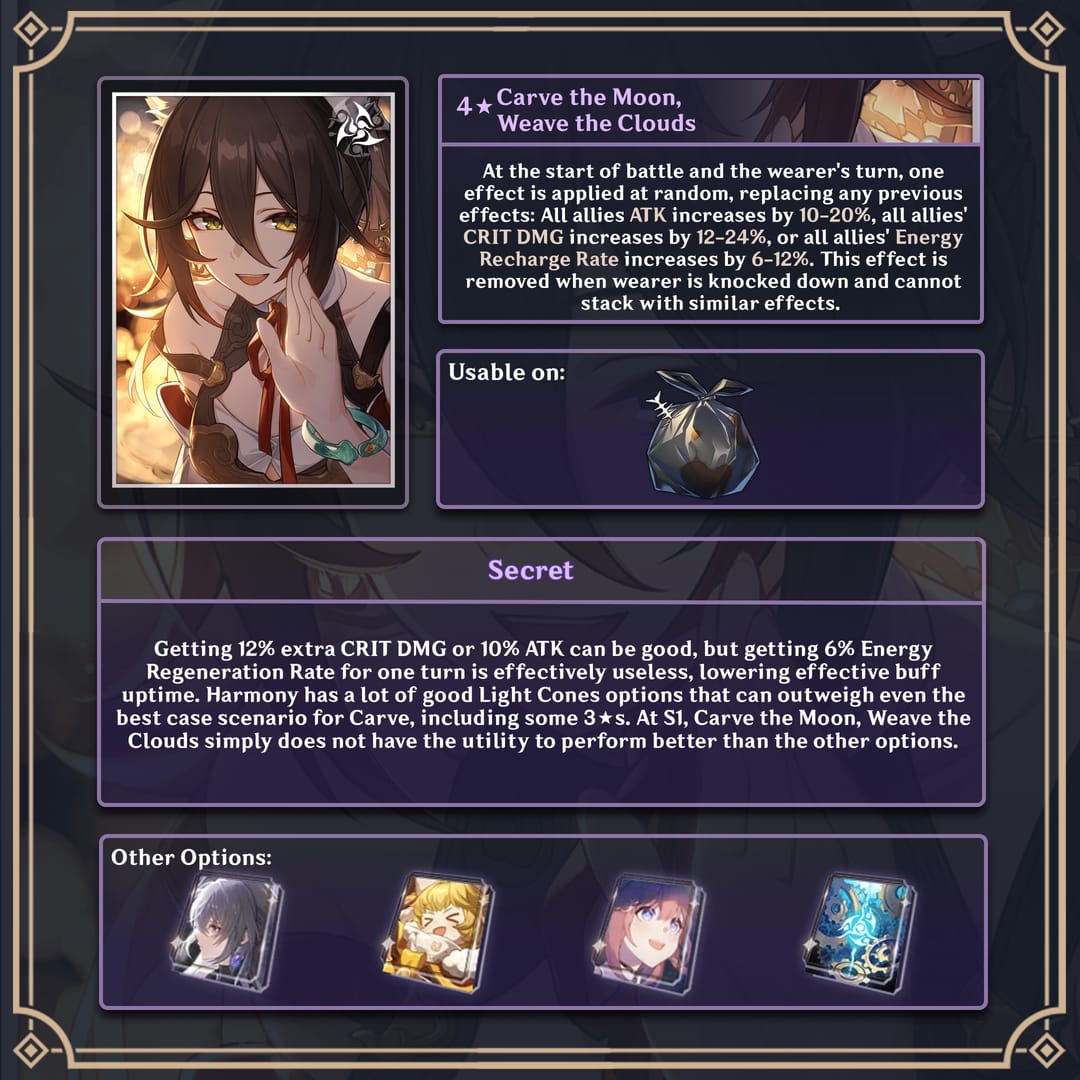 جدول مقارنة لمخاريط ضوء التناغم في Honkai Star Rail بما في ذلك But the Battle Isn't Over وخيارات 4 نجوم
