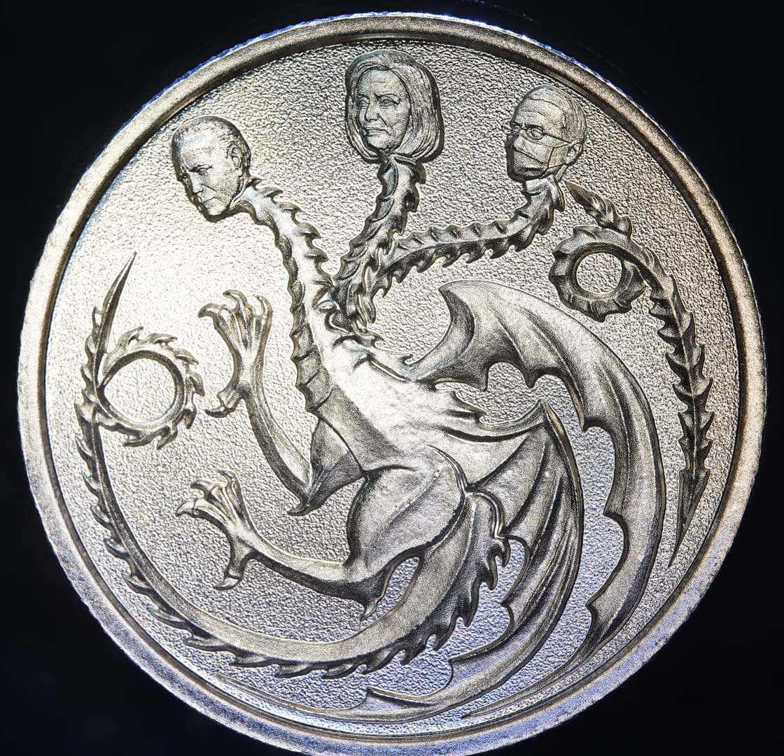 SuperLive 코인 라이브 스트림 내 선물에 적용된 드래곤 효과 배율 스크린샷