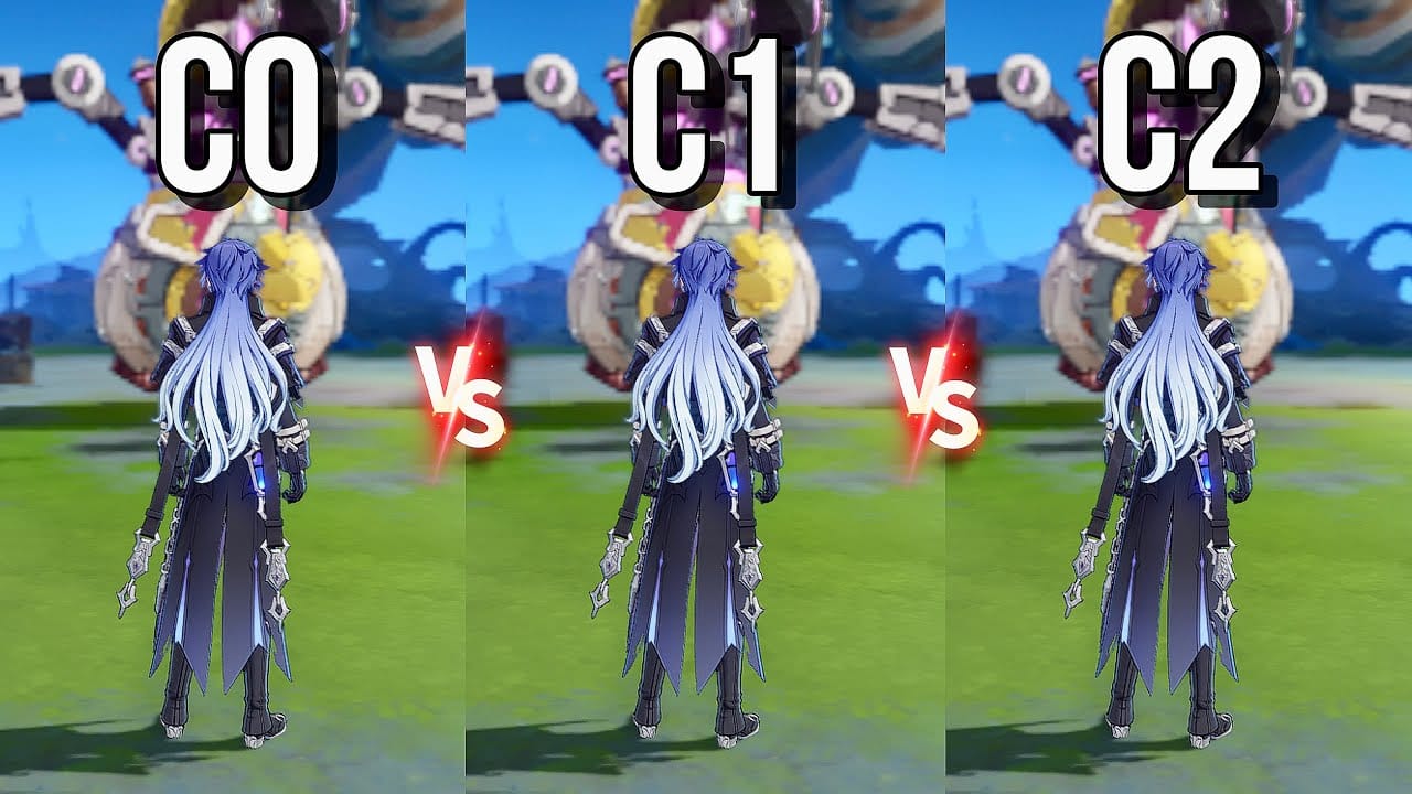 مخطط مقارنة ضرر فلينز C2 ضد C0 في جنشن إمباكت