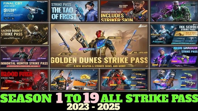 Perbandingan tier Blood Strike March 2026 Striker Pass: hadiah Free vs Elite vs Premium