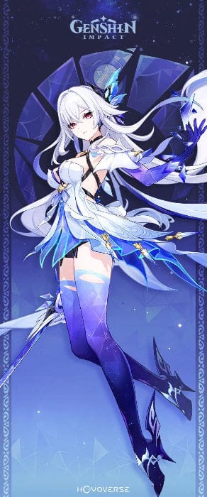 原神丝柯克 5星冰元素单手剑角色立绘