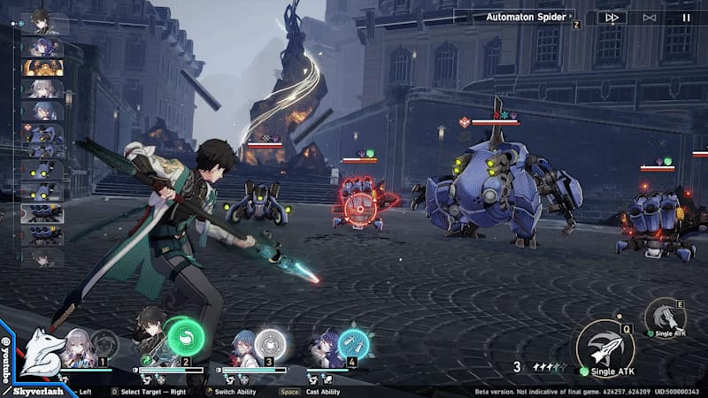 붕괴: 스타레일 전투 행동 수치 표시 인터페이스