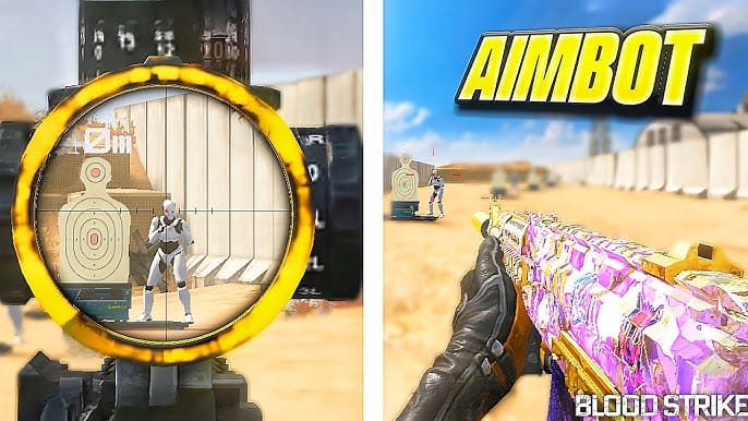 블러드 스트라이크 50미터 반동 제어 점사 테스트 시연