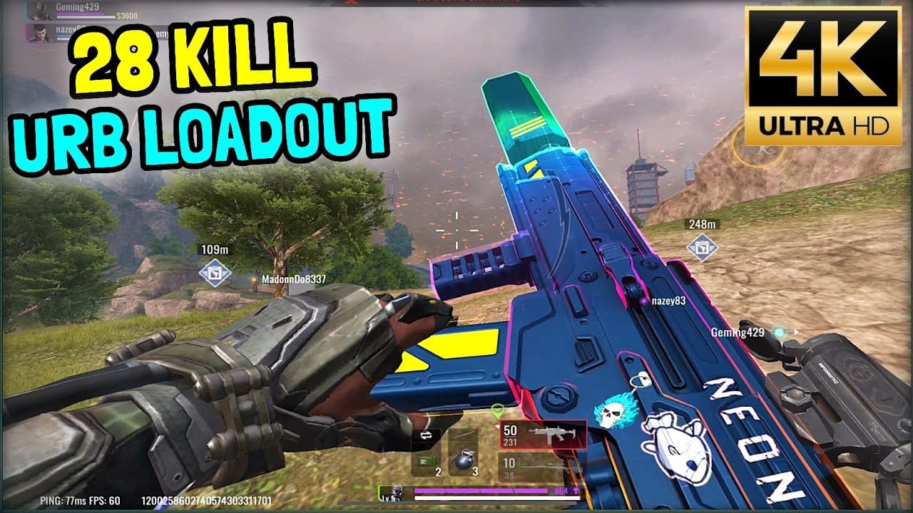 블러드 스트라이크 URB 최적의 무반동 로드아웃 부착물 설정