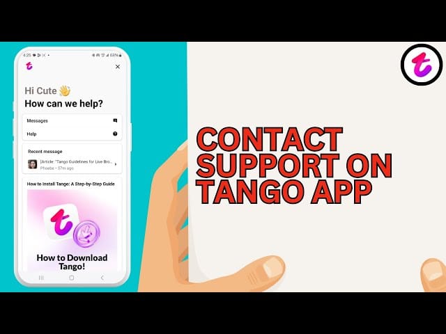 Tango Live 应用内支持工单提交指南