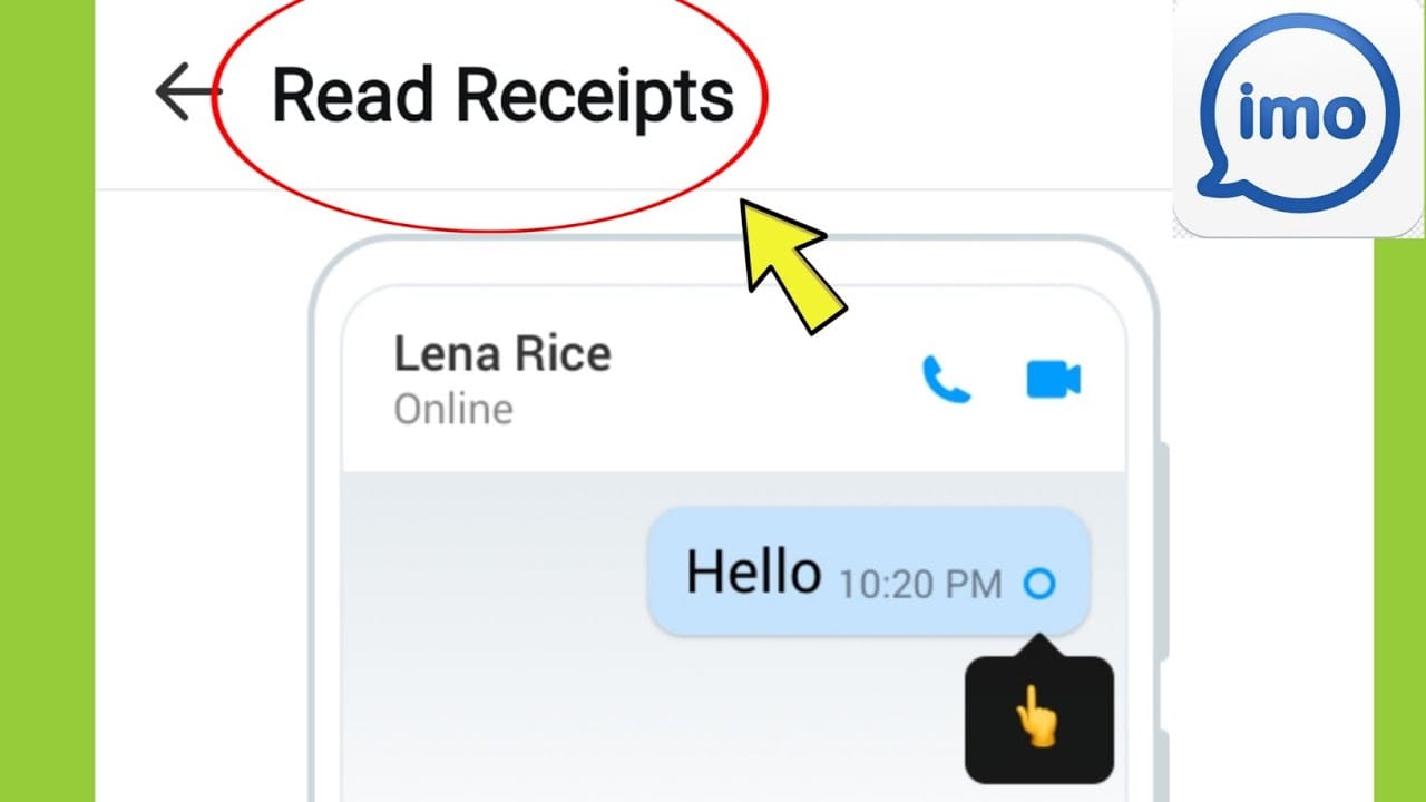IMO既読確認の切り替えスイッチインターフェース