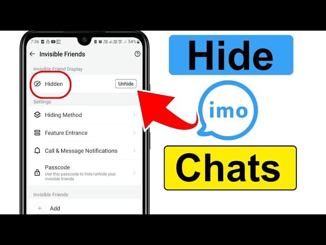 IMO秘密チャット・プライバシーモードの有効化方法