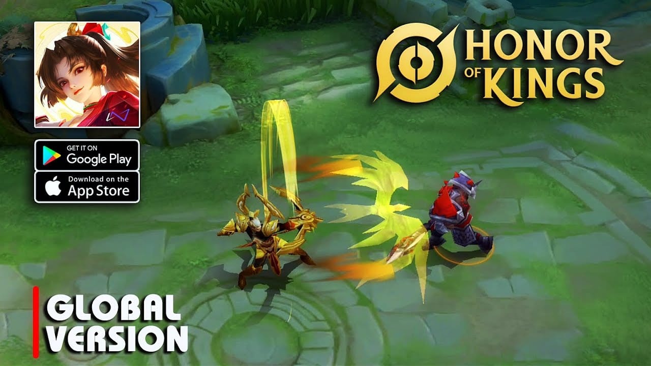 Визуальное руководство по соблюдению дистанции между героями, чтобы избежать сплэш-урона Луна во время командных боев в Honor of Kings.