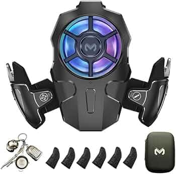 Смартфон с прикрепленным внешним полупроводниковым кулером для игры в PUBG Mobile